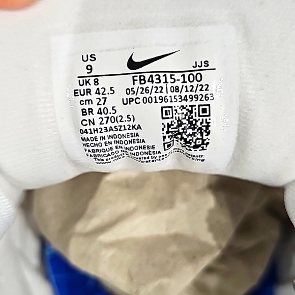 Air max 90 SE 'Frank rudy' size men's 13 product code FB4315 100 - Picture 7 of 8